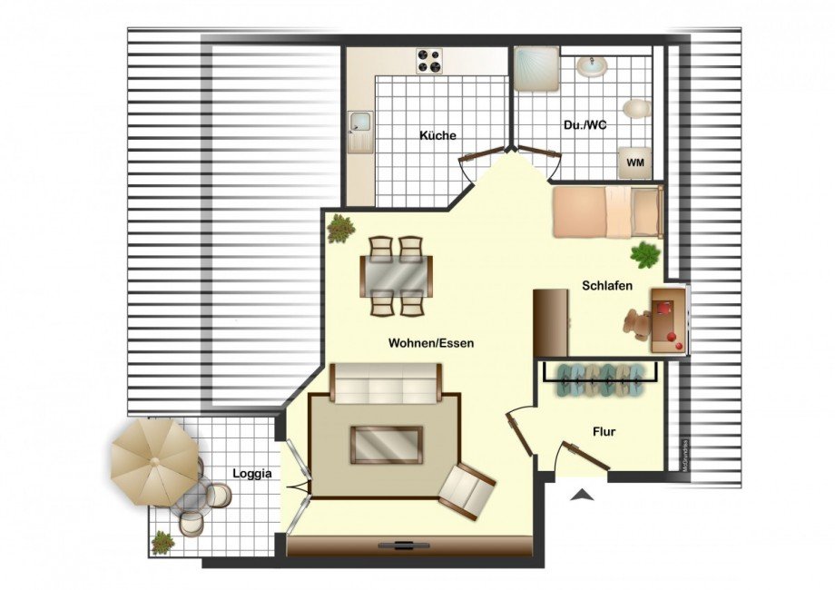 Grundriss Etagenwohnung Singen (Hohentwiel)