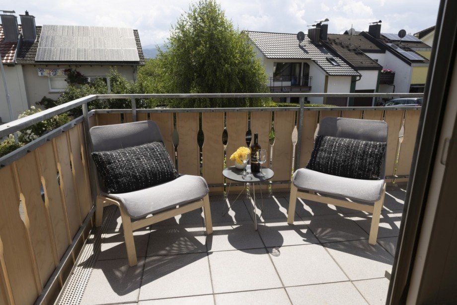 Balkon S�d-Ost Doppelhaush�lfte Freiburg im Breisgau / Tiengen