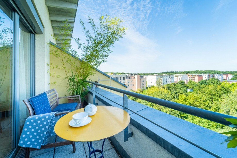 West-Balkon Etagenwohnung Freiburg im Breisgau