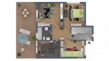 Grundriss Erdgeschoss Tolle Lage mitten in Kirchzarten!