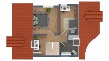 Grundriss Traumhafte Maisonette-Wohnung im w�rmsten Ort Deutschlands!