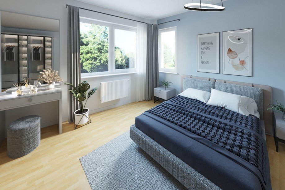 Schlafzimmer Etagenwohnung Ihringen