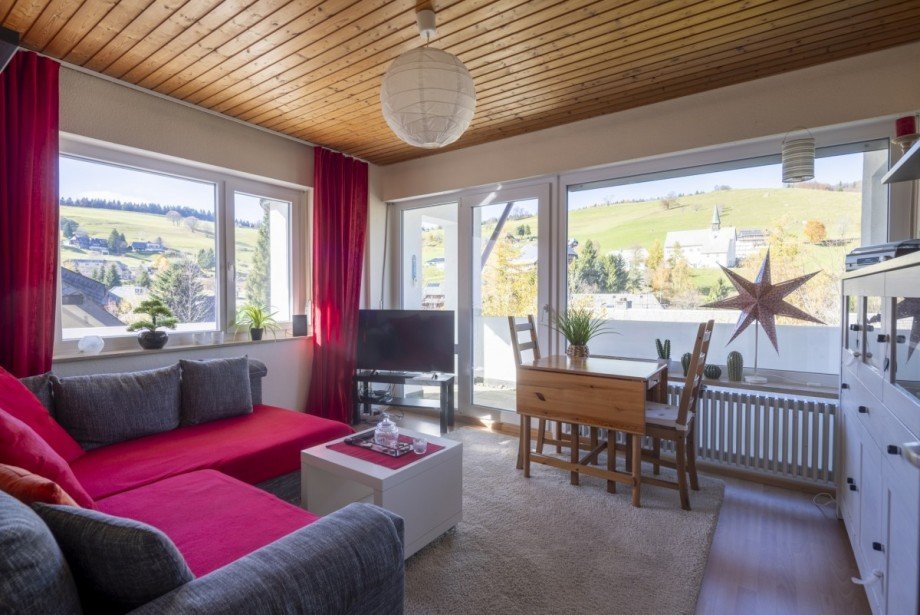 Wohnzimmer Etagenwohnung Oberried-Hofsgrund