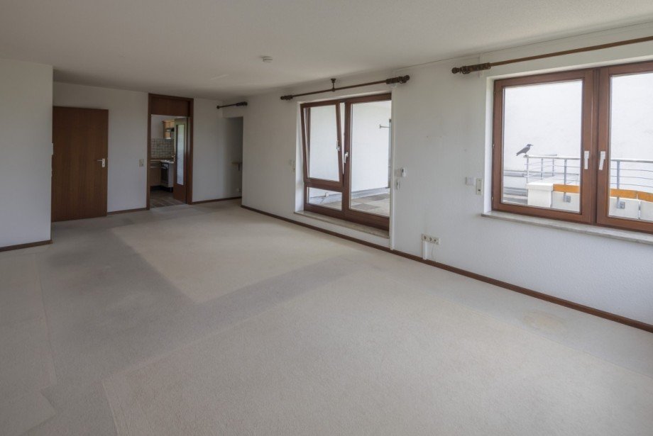 Wohnzimmer Etagenwohnung Gundelfingen