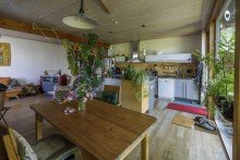 Wohnzimmer EG Wohnhaus mit Gewerbehalle im sonnigen Hartheim!
