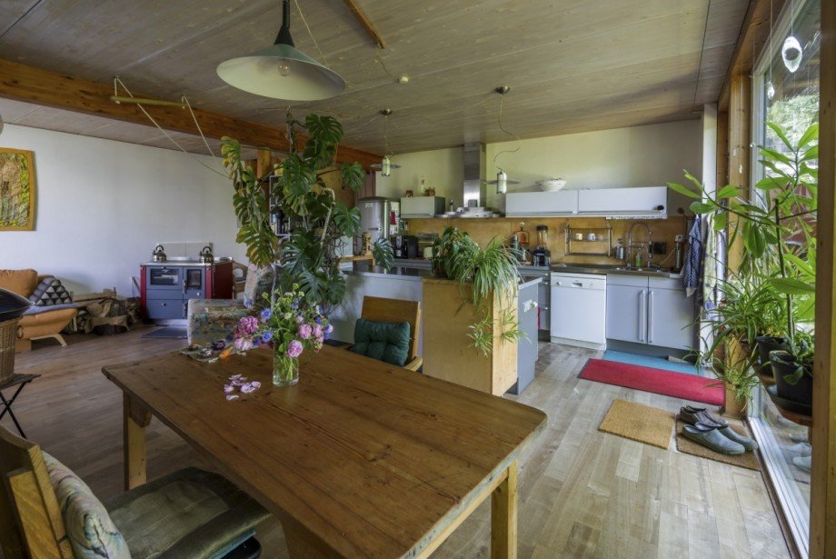Wohnzimmer EG B�ro / Praxis Hartheim am Rhein