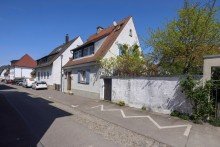 Au�enansicht Liebhaberhaus auf dem M�nsterberg mit traumhaftem Garten!