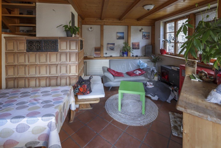 Hinterhaus Wohnzimmer Zweifamilienhaus Breisach am Rhein