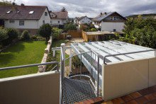 Aussicht Generationenhaus mit sch�nem Garten!
