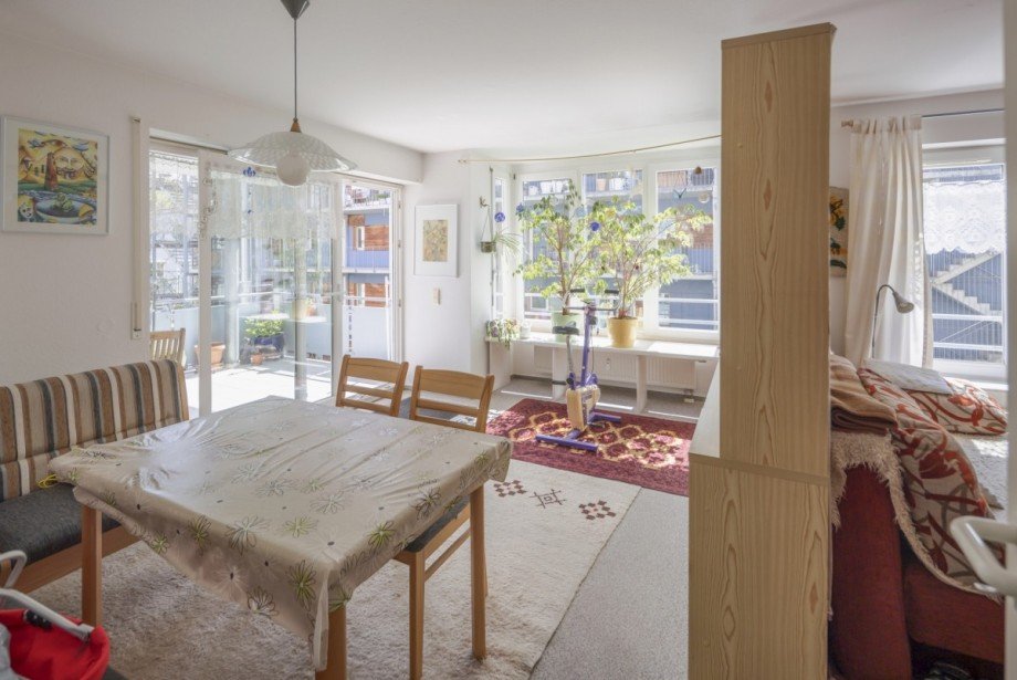 Wohnzimmer Etagenwohnung Freiburg im Breisgau