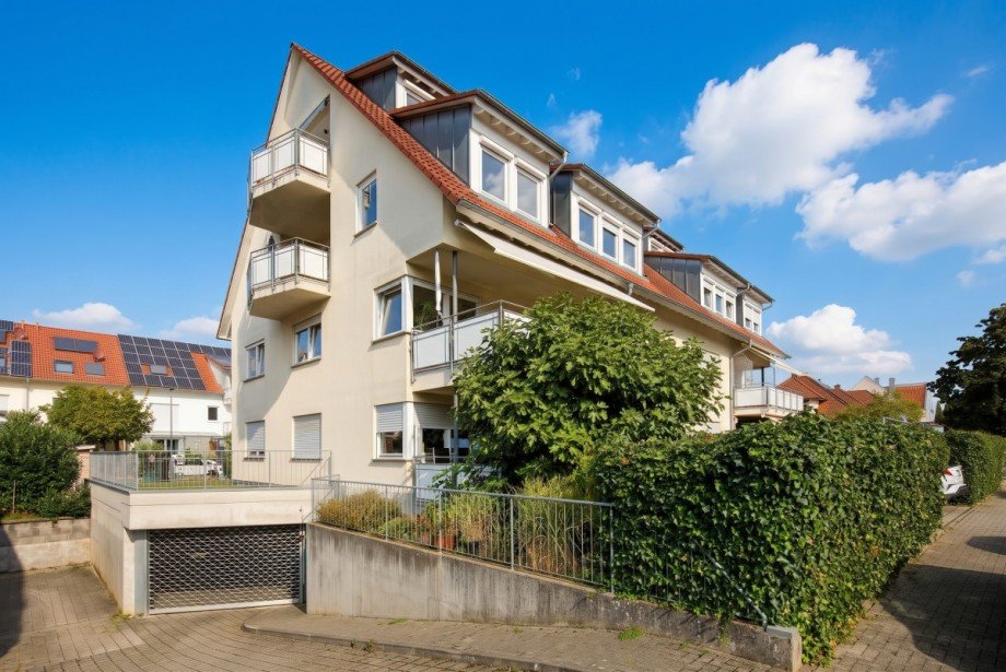 Au�enansicht Seitlich Etagenwohnung Endingen am Kaiserstuhl