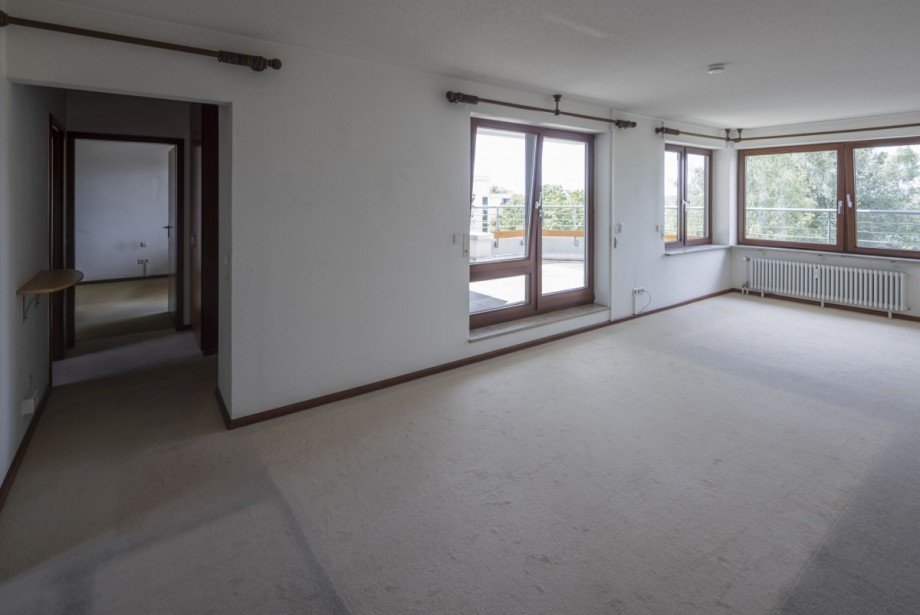 Wohnzimmer Etagenwohnung Gundelfingen