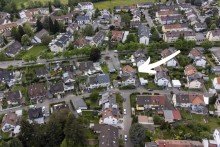 Blick von oben Tolle Lage mitten in Kirchzarten!