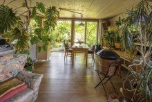 Wohnzimmer EG Wohnhaus mit Gewerbehalle im sonnigen Hartheim!