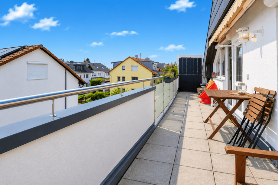 Balkon Dachgeschosswohnung Sexau