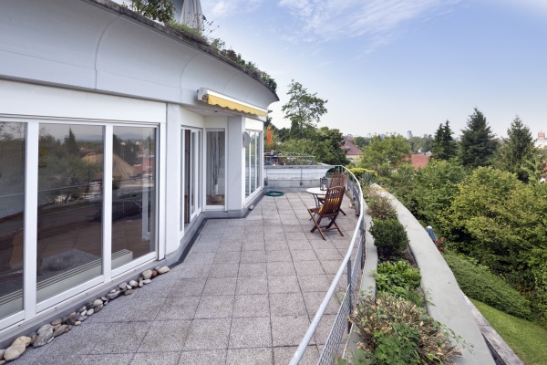 Ausblick �ber Freiburg Etagenwohnung Freiburg im Breisgau / Herdern