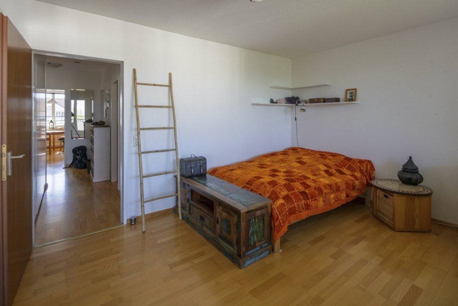 Schlafzimmer Dachgeschosswohnung Freiburg im Breisgau
