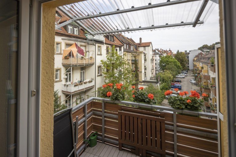 Balkon1 Freiburg im Breisgau / Wiehre Etagenwohnung Bieterverfahren - Traumlage im III. OG in der Oberwiehre!