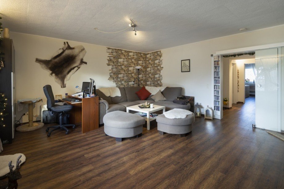 Wohnzimmer Etagenwohnung Gundelfingen