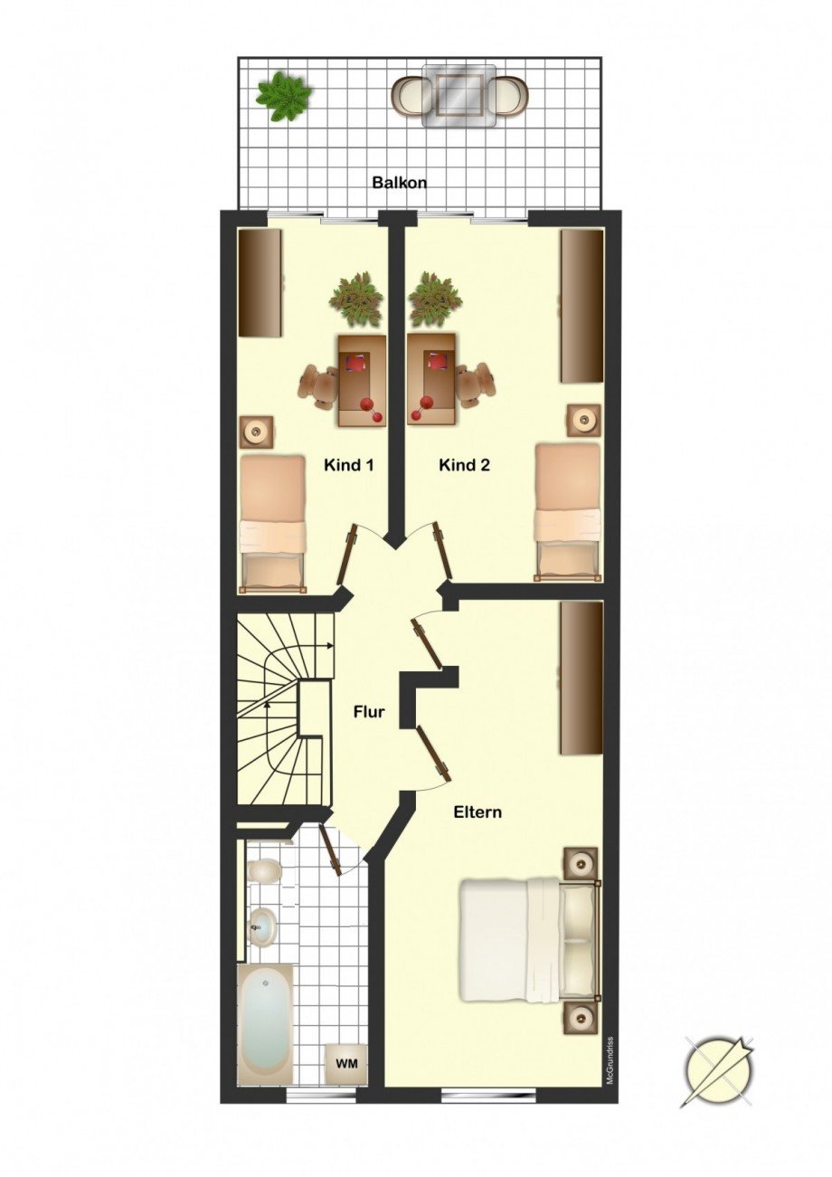21604_150388_251942_Becher_Whg_9_oben_1900_2300_jpga Maisonettewohnung Freiburg im Breisgau / Rieselfeld