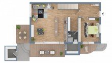Wohnhaus Erdgescho� Wohnhaus mit Gewerbehalle im sonnigen Hartheim!
