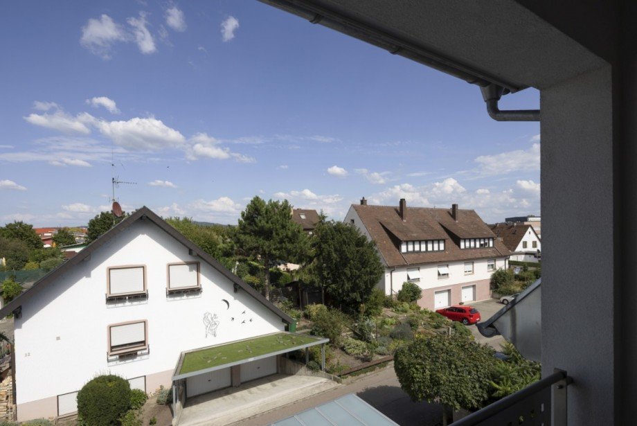 Ausblick Maisonettewohnung Breisach am Rhein