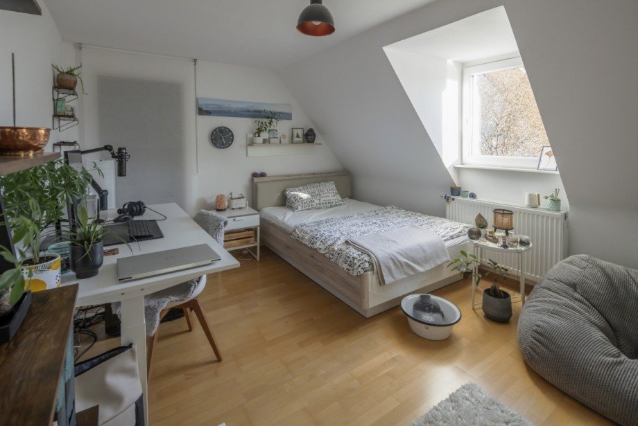 Schlafzimmer Maisonettewohnung Freiburg im Breisgau