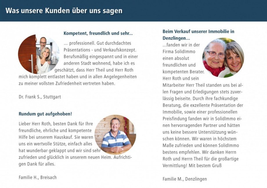 Referenzen Wohnung Freiburg im Breisgau
