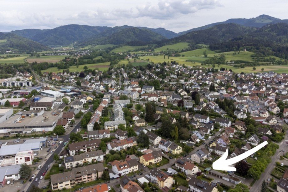 Blick �ber Kirchzarten Doppelhaush�lfte Kirchzarten