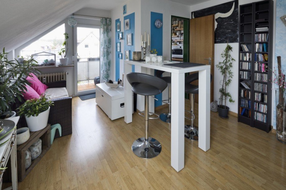 Wohnzimmer Etagenwohnung Freiburg im Breisgau