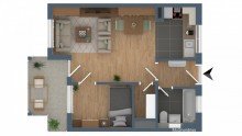 Grundriss Zentrale Wohnung in Uni-N�he!