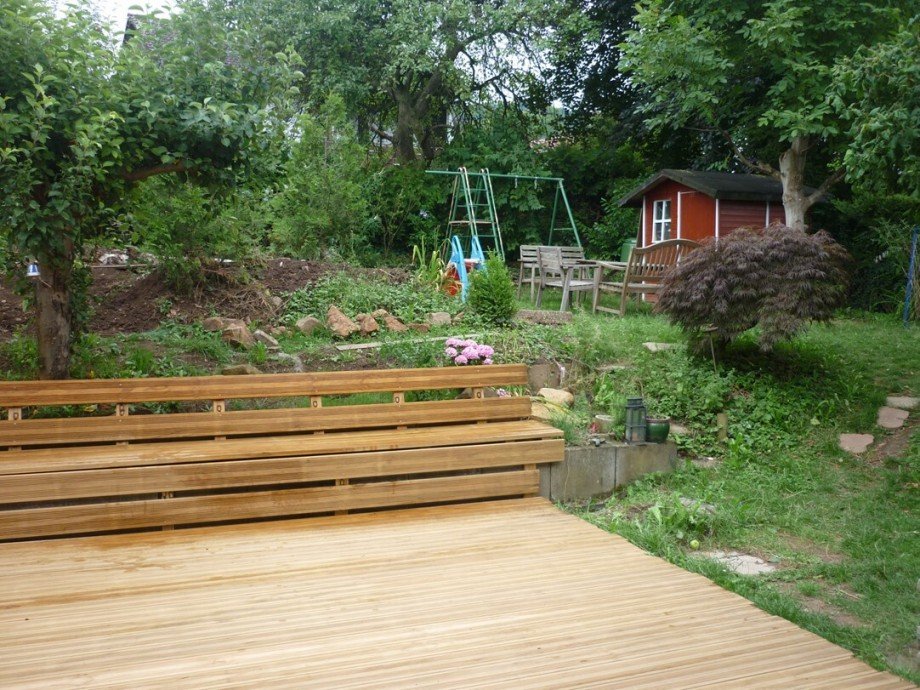Garten Doppelhaush�lfte Wittnau