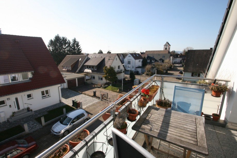 Balkonaussicht Etagenwohnung Freiburg im Breisgau