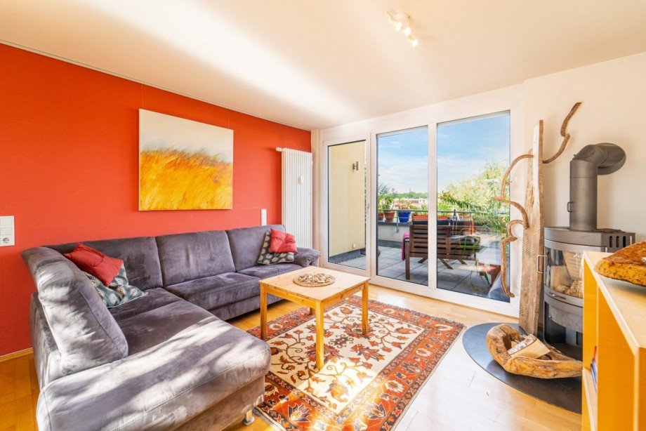 Wohnzimmer Etagenwohnung Freiburg im Breisgau