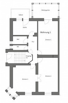 1_EG Dreifamilienhaus in bester Lage in der Wiehre!