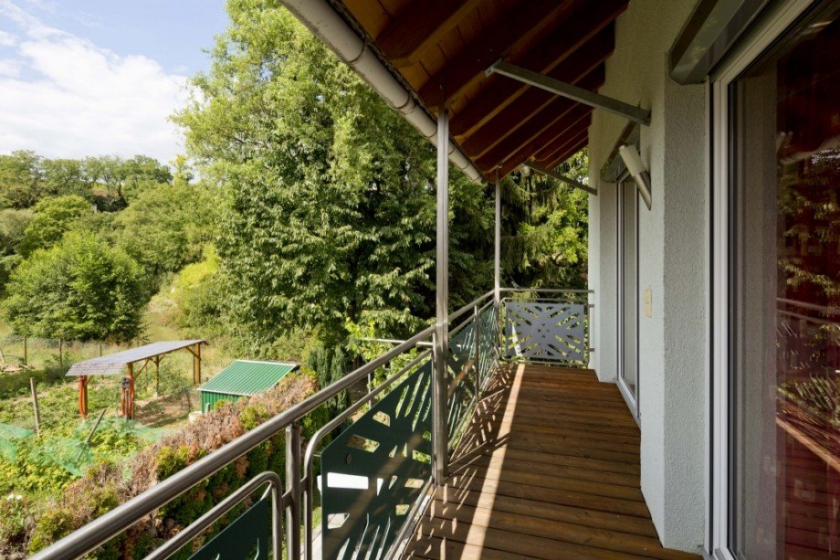Balkon Doppelhaush�lfte Teningen / K�ndringen