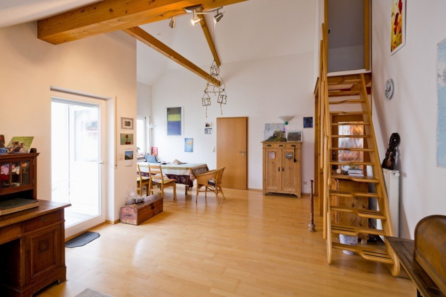 Wohnzimmer Etagenwohnung Breisach am Rhein