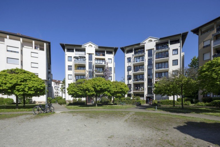 Au�enansicht Freiburg im Breisgau - Betzenhausen (Stadtteil) Dachgeschosswohnung Tolle Aussichten am Seepark!
