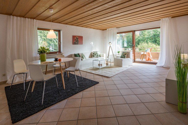 Wohnzimmer Konstanz / Dettingen Etagenwohnung Entspannt, vertr�umt, idyllisch! Dettingen!