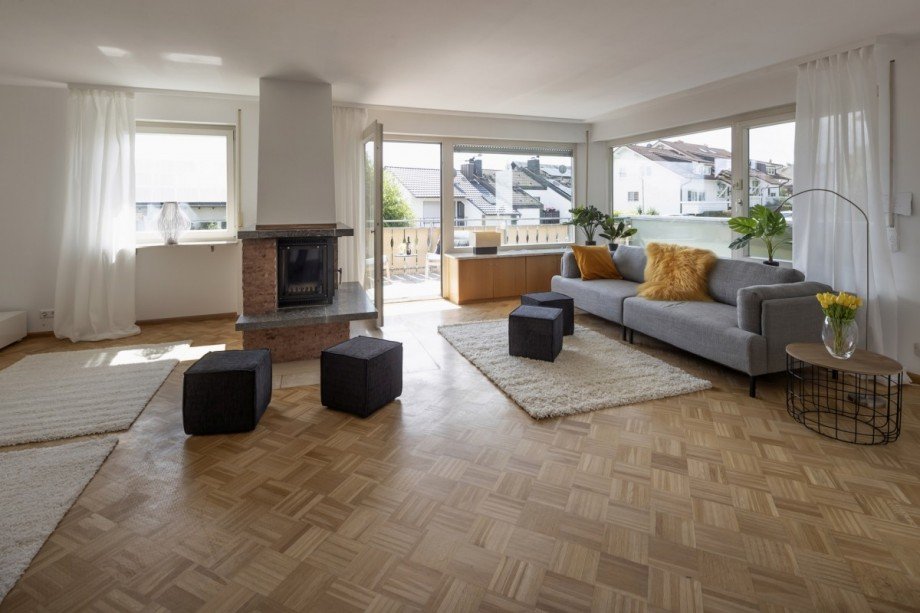 Wohnzimmer Doppelhaush�lfte Freiburg im Breisgau / Tiengen