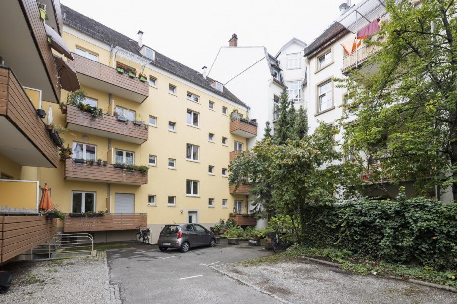 Hofansicht Etagenwohnung Freiburg im Breisgau / Wiehre