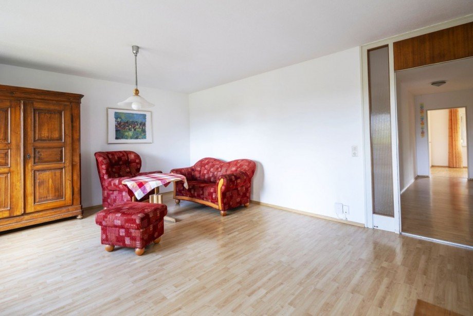 Wohnzimmer Etagenwohnung Offenburg