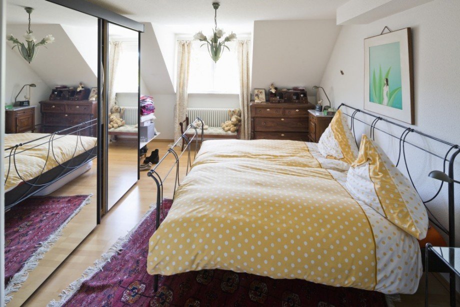 Schlafzimmer Dachgeschosswohnung Freiburg im Breisgau / Herdern