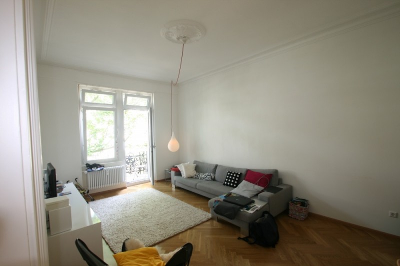 Wohnzimmer Etagenwohnung Freiburg im Breisgau / Wiehre