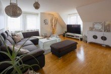 Wohnzimmer Traumhafte Maisonette-Wohnung im w�rmsten Ort Deutschlands!
