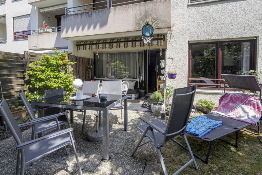Terrasse Erdgeschosswohnung Gundelfingen