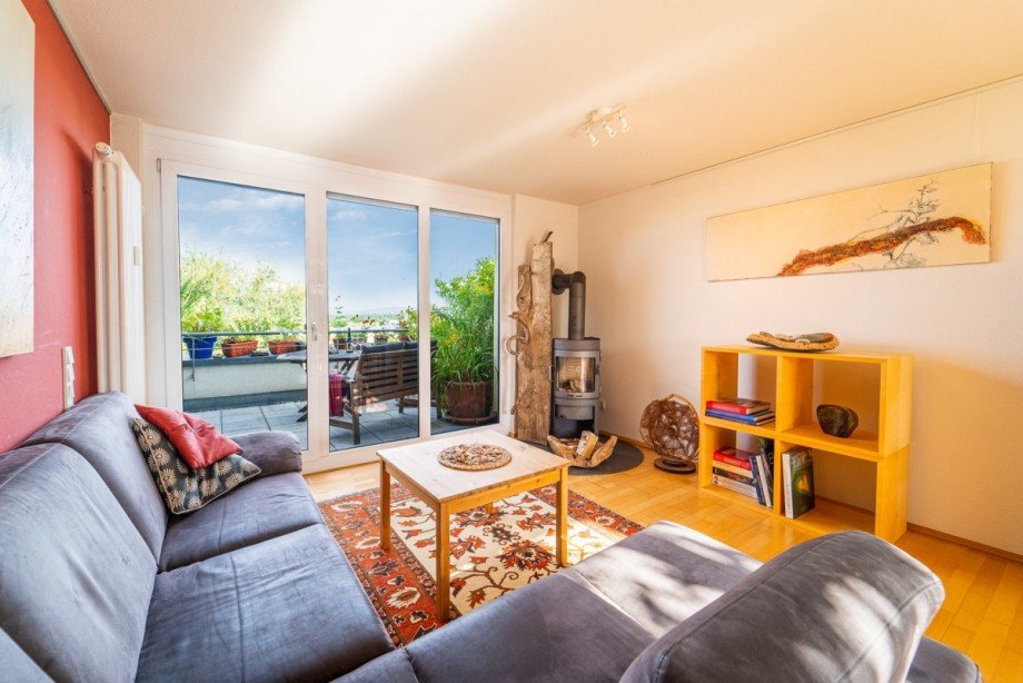 Wohnzimmer Etagenwohnung Freiburg im Breisgau