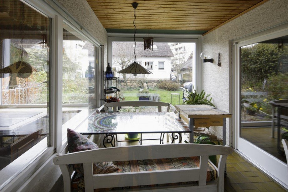 Wintergarten Doppelhaush�lfte Umkirch