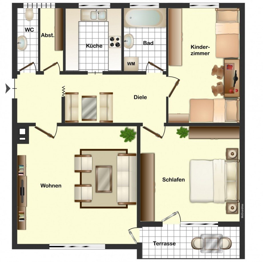 Grundriss Etagenwohnung Jestetten