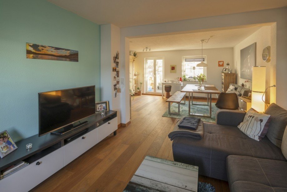 Wohnzimmer Maisonettewohnung Freiburg im Breisgau